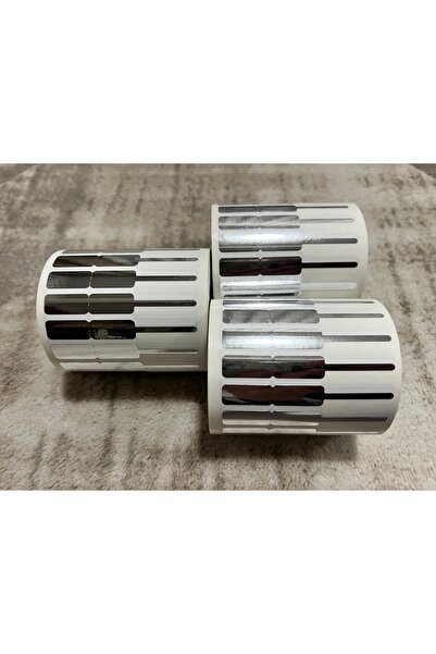 AYSAN ETİKET AySan Etiket Boş Yapışkanlı Kuyumcu Etiket Gümüş Metalik Renk 72...