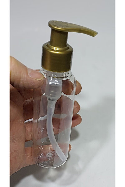 Paradise 3 Adet Boş Pet sıvı sabun,deterjan Sabun Şişesi 100 ml 3 Adet gold r...