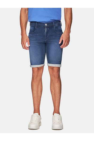 Ltb Pantaloni Jean Bermuda Knight Cary cu talie joasă