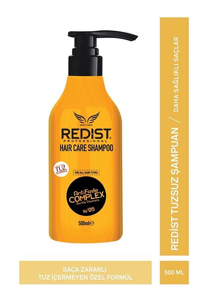 Redist Brazilian Blow Dry Shampoo - Salt-Free, Long-Lasting Smoothness and Care, Vegan Formula 500 ml