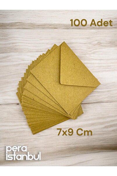 Pera İstanbul 100 штук кольорових маленьких конвертів Kraft 7x9