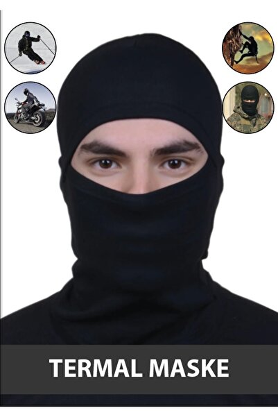 sevateks Unisex Termal Kar Maskesi - Motorcu ve Kuryelere Uygun