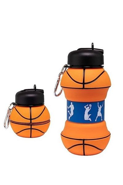 HİROS'H Collapsible Flask - Special Design Silicone Collapsible and Portable Leak Proof Shatterproof Flask