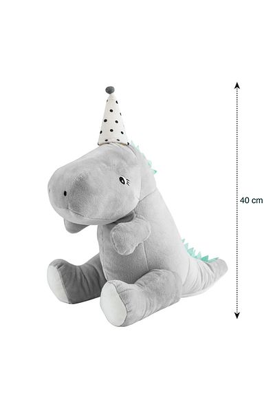 LC Waikiki Lcw Home Mixed Dinosaur Embroidered Plush Filled Baby Throw Pillow 40 cm