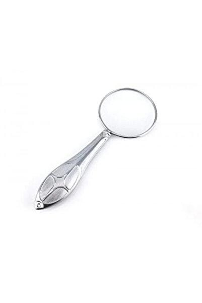 Epilons Lentila din sticlă de 45 mm de culoare argintie, lupă metalică cu des...