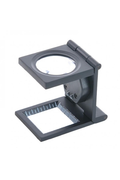 Epilons -عدسة مكبرة مطوية مطلية بالفولاذ بالكامل مقاس 25 × 25 مم Th-9005b