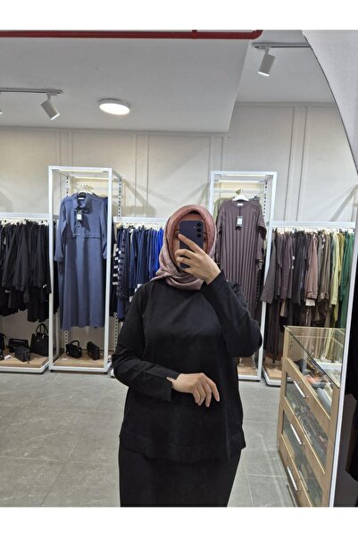 Nuss Black Mercerized Tunic 902 - Standard Cut