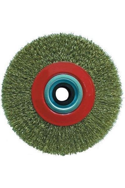MCEM STORE Partner 02005 Yellow Wire Circular Brush 150X25 mm