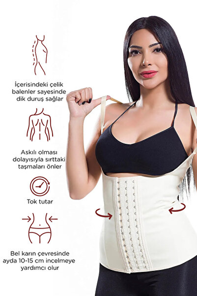 Ymnshaper Yamuna Askılı Premium Korse Ten