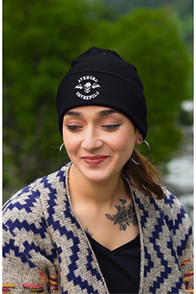 Fuddy Moda Avenged Sevenfold з принтом, складана шапка з козирком та капюшон, зимова шапка