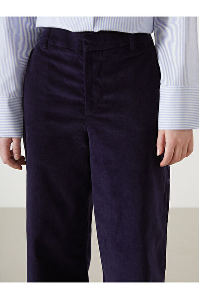 LC Waikiki Women's Velvet Pants with Elastic Waist