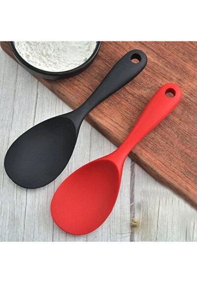 Hilamingo Home 22 Cm Ultra Sert Uçlu Silikon Pilav Kaşığı Yüksek Isıya Dayanı...