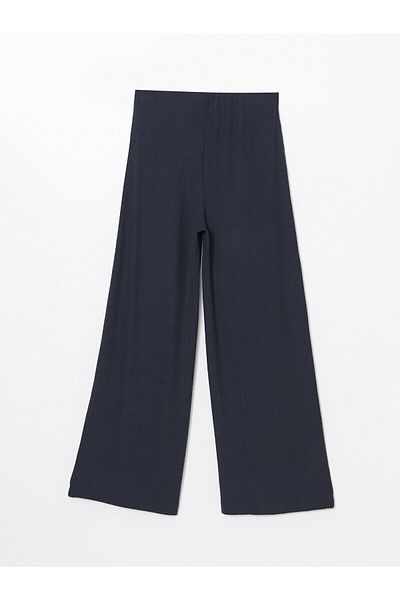 LC Waikiki Wide Leg Women's Trousers with Elastic Waist