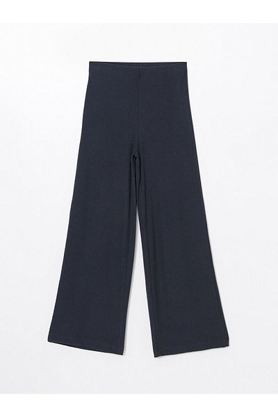 LC Waikiki Wide Leg Women's Trousers with Elastic Waist