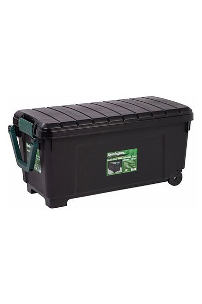 IRIS Remington Heavy Duty Store-It-All Rolling Storage Trunk 169 Quart