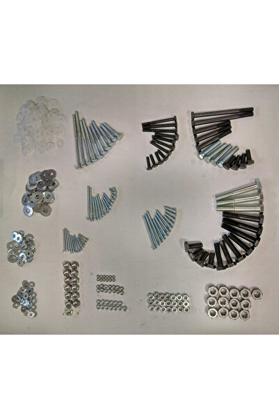 DRL HIRDAVAT 368 Adet Somunlu Civata Somun Pul Ev Tamir Seti