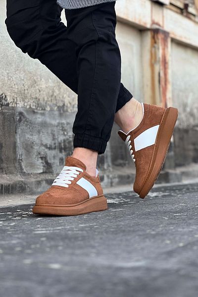 Wagoon WG011 Ανδρικά παπούτσια casual Tan Suede