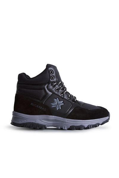 BUCKHEAD Buck4280 Boromir Hi Black Ανδρικές μπότες με κορδόνια