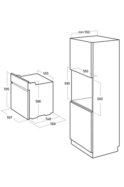 Termikel Ankastre Set (bo O64d5c W Bh P6144c W )
