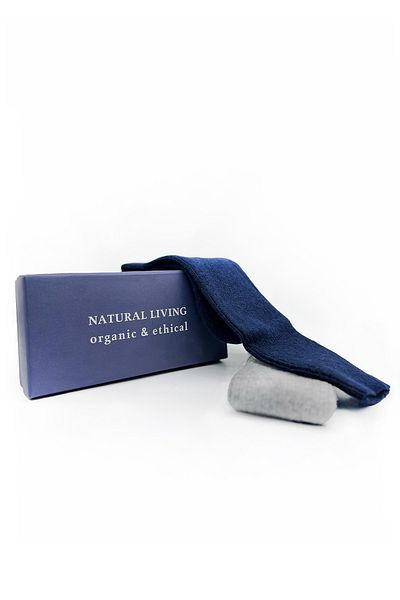 Buluş Organic Pack of 2 Women's Organic Wool Boxed Christmas Socks