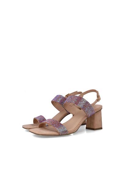MENBUR WOMEN SHOES NUDE SANDAL, MID HEEL, WITHOUT PLATFORM