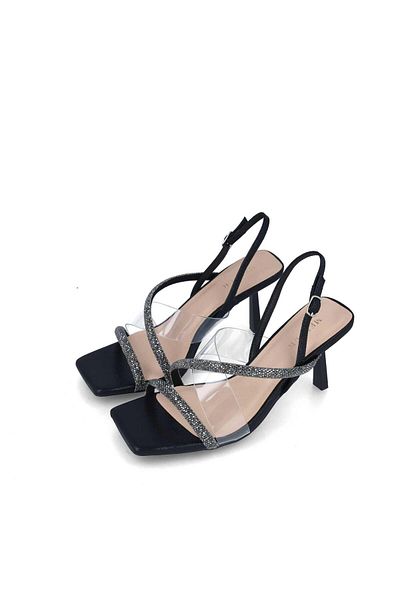 MENBUR WOMEN SHOES BLACK SANDAL, MID HEEL, WITHOUT PLATFORM