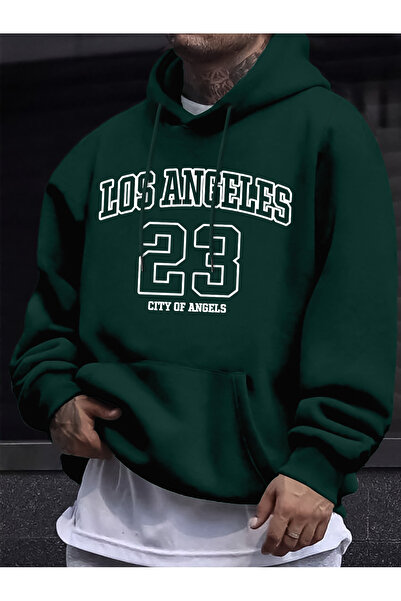 MODAVİBE Φούτερ με κουκούλα και λαιμόκοψη - Υπερμεγέθη και κομψά σχέδια