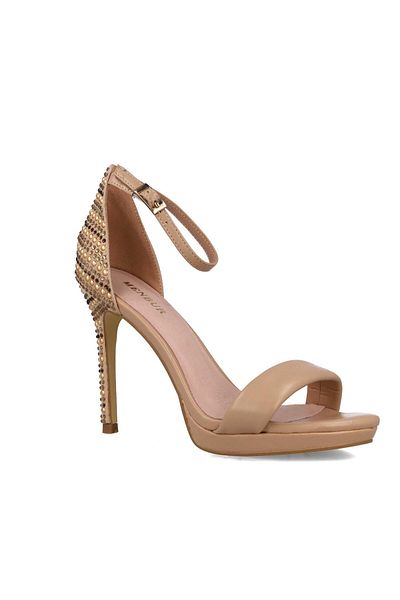 MENBUR WOMEN SHOES STONE SANDAL, HIGH HEEL, WITHOUT PLATFORM