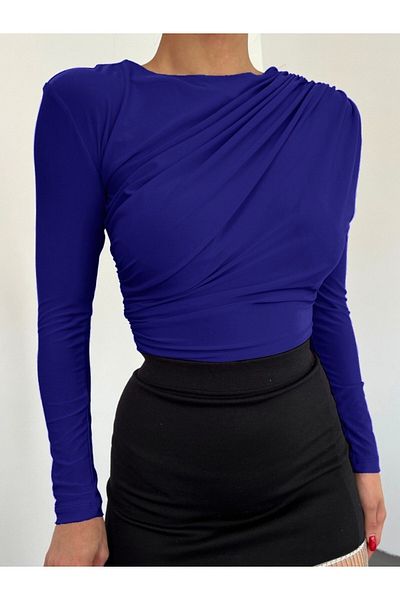 Modamorfo Saks Sandy Blouse - Λεπτομέρεια ώμου και κορδόνι στο πλάι