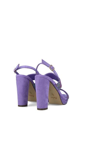 MENBUR WOMEN SHOES LILAC SANDAL, HIGH HEEL, PLATFORM