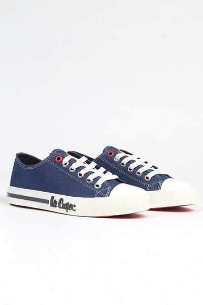 Lee cooper blue sneakers discount