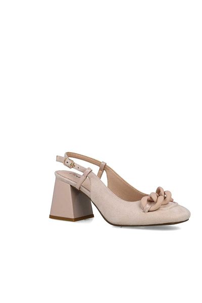 MENBUR WOMEN SHOES NUDE POINTED TOE, MEDIUM HEEL, WITHOUT PLATFORM