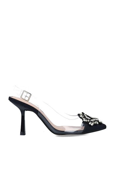 MENBUR WOMEN SHOES BLACK POINTED TOE, MEDIUM HEEL, WITHOUT PLATFORM