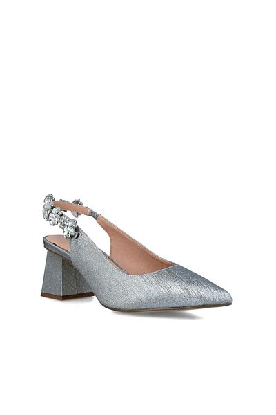 MENBUR WOMEN SHOES SILVER SLINGBACK