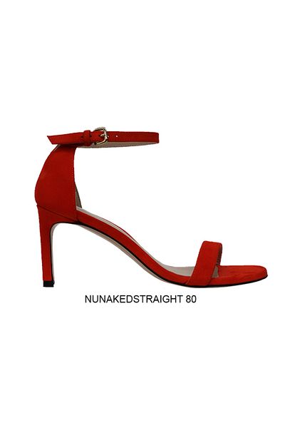 Stuart Weitzman FOLLOWME RED Evening Sandal
