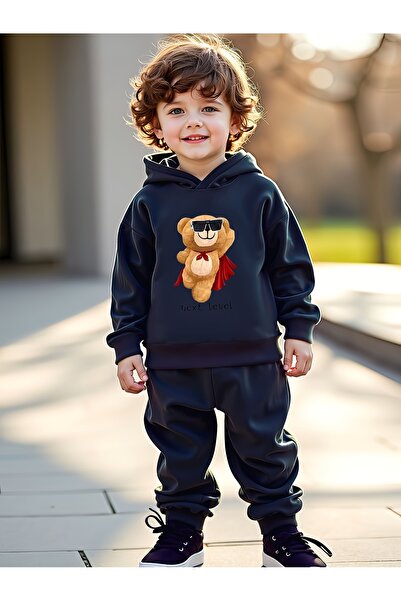 MODAVİBE Αθλητικά και άνετα ρούχα - Παιδική αθλητική φόρμα με φερμουάρ και κο...