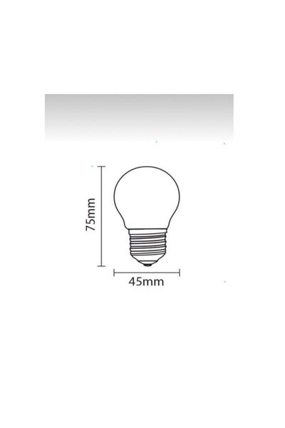 Edison G45 Gün Işığı Ampül-e27 Standart Duy