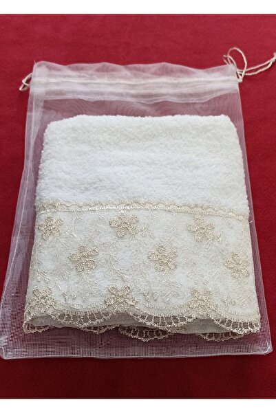 FNT Keseli Fistolu Pamuklu Havlu 40* 70 Cm Ebatında Hediyelik Çeyizlik Bohçalık