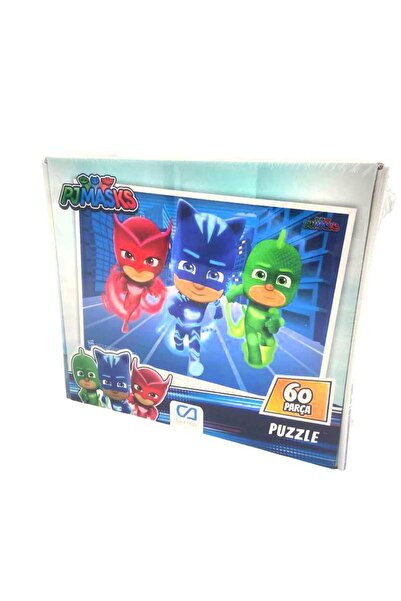 CA Games Çocuklar Için Pija Maskeliler 60 Parça Kutu Puzzle