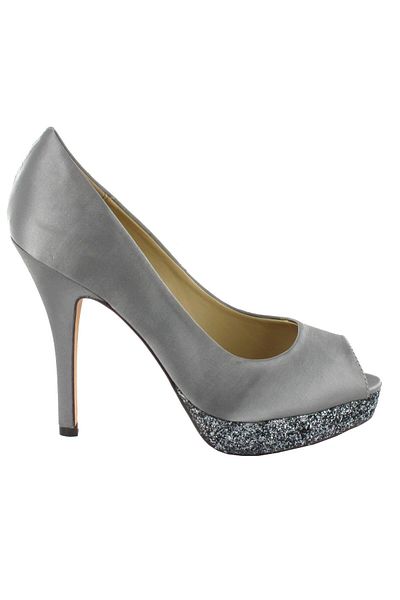 MENBUR WOMEN SHOES GREY PEEP TOE