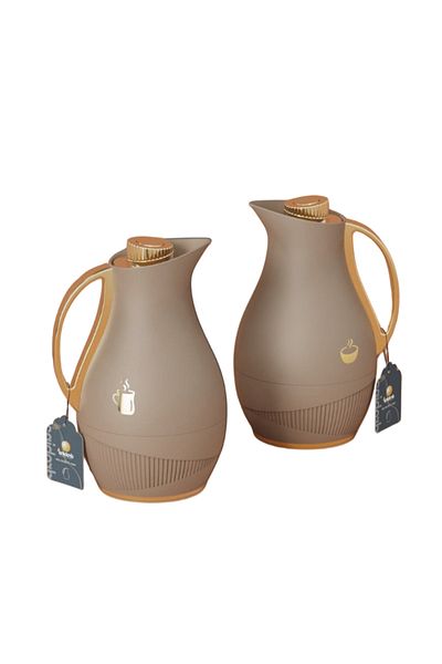 drobina luxury Cappuccino Thermos Set