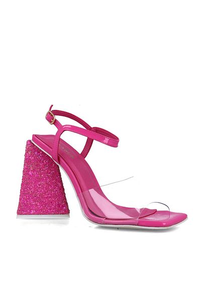 MENBUR WOMEN SHOES FUCHSIA SANDAL, HIGH HEEL, WITHOUT PLATFORM