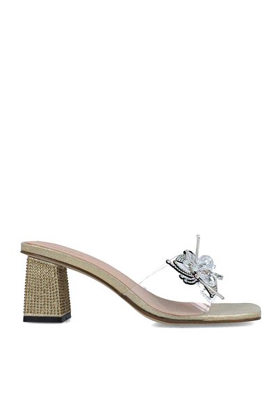 MENBUR WOMEN SHOES GOLD MULE