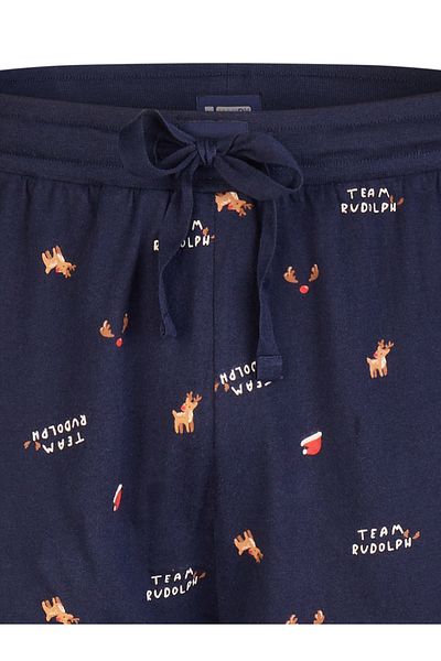 Happy Shorts Pyjamahose Xmas Schlaf-hose Pyjama Schlafmode