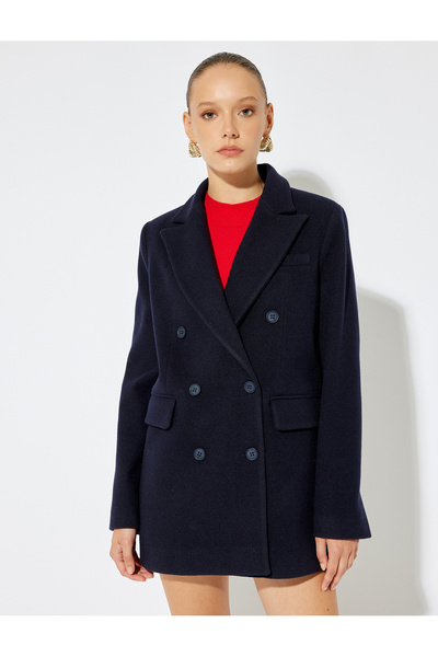 Koton Sötétkék női kabát 5WAK00326EW