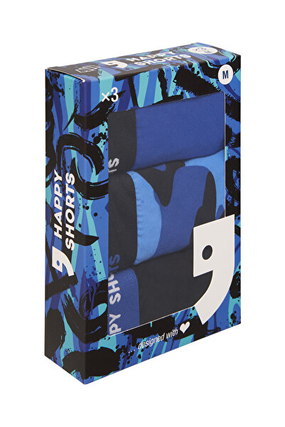 Happy Shorts Retro Pants Jersey Retro-boxer Retro-shorts Unterhose