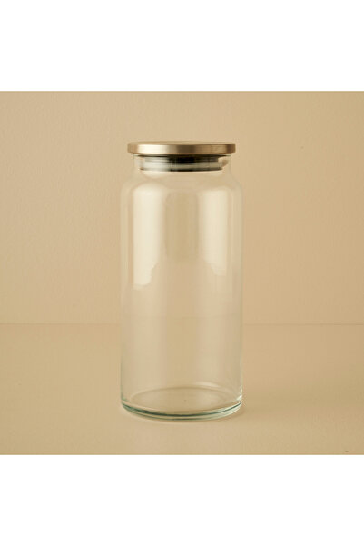 Bella Maison Jely Metal Jar with Lid 1400 Cc