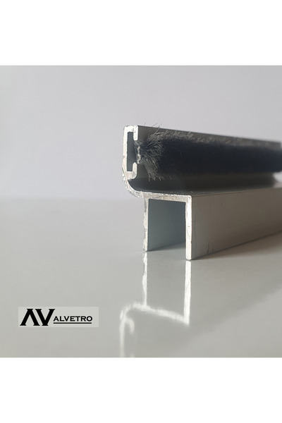 ALVETROİNTİNİ Alüminyum Cam Balkon Fitili -Küçük H - 8mm - (180 CM-215 Cm)