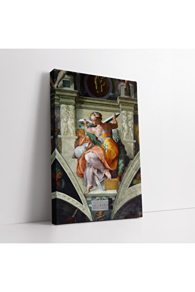 KOSS Dijital Pictură artistică pe pânză a Michelangelo Buonarrotti, Sibila li...