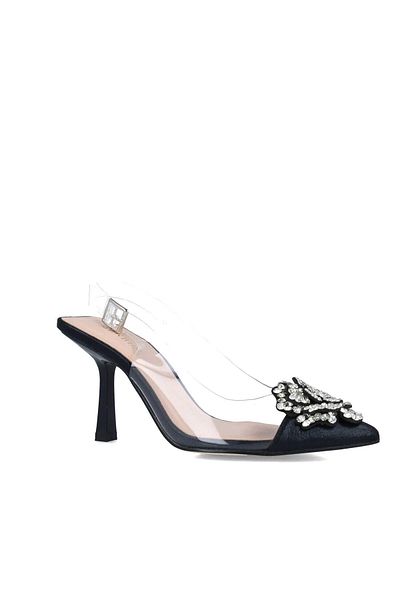 MENBUR WOMEN SHOES BLACK POINTED TOE, MEDIUM HEEL, WITHOUT PLATFORM
